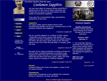 Tablet Screenshot of coolamonsapphires.com
